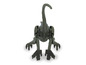 Une figurine de dinosaure en plastique verte de Jurassic World.