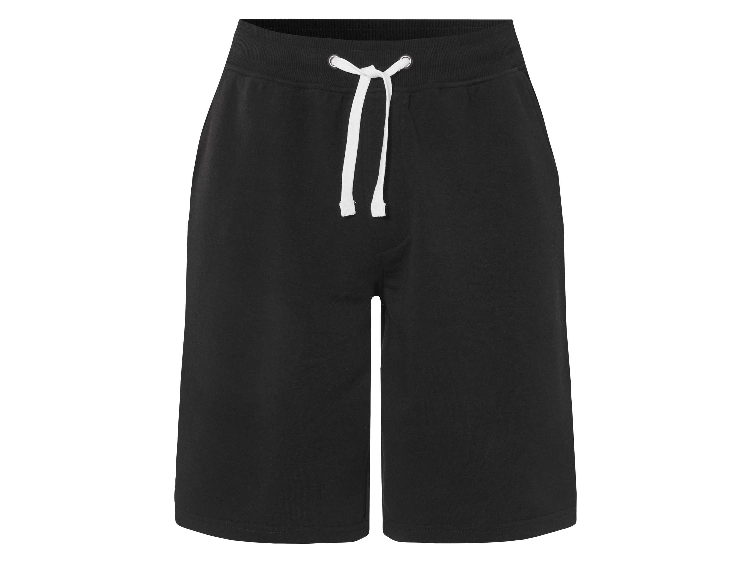 LIVERGY® Bermuda molletonné homme (noir, S)