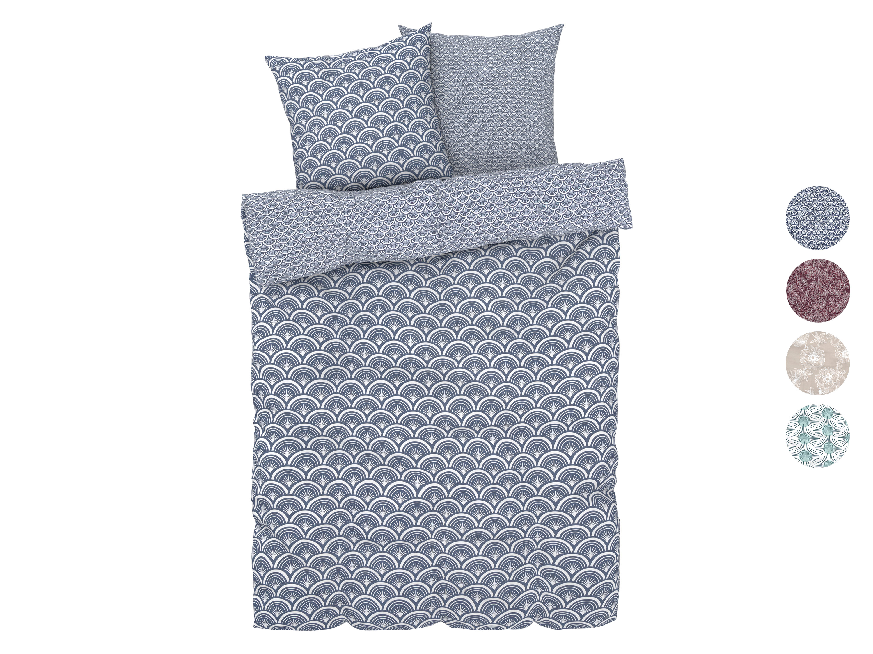 LIVARNO home Linge de lit en satin réversible, 240 x 220 cm