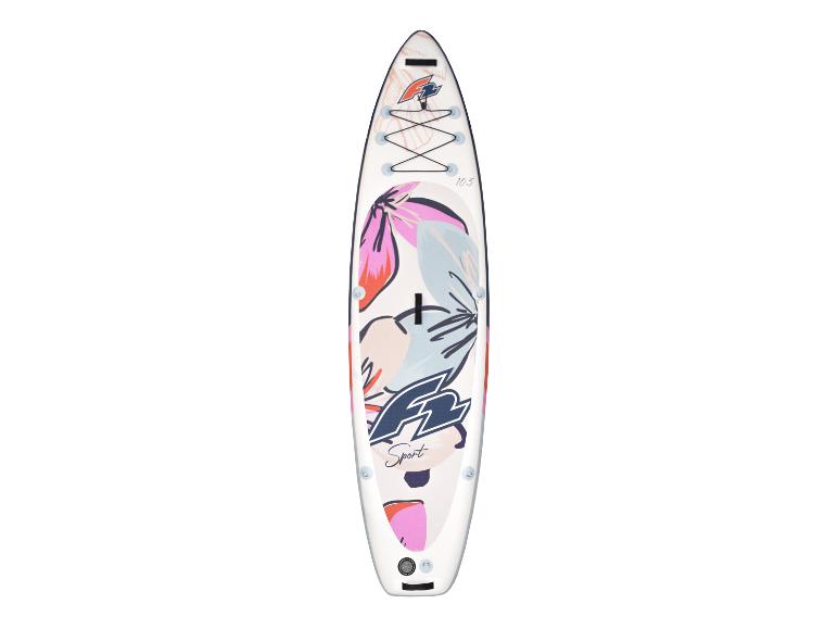 Paddle board gonflable F2 Sport, design floral.