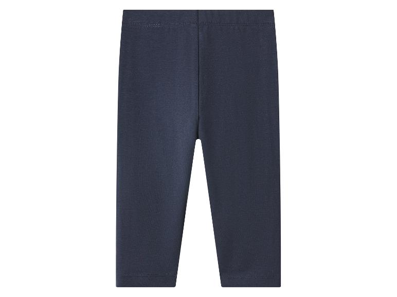 Legging enfant bleu marine en coton.