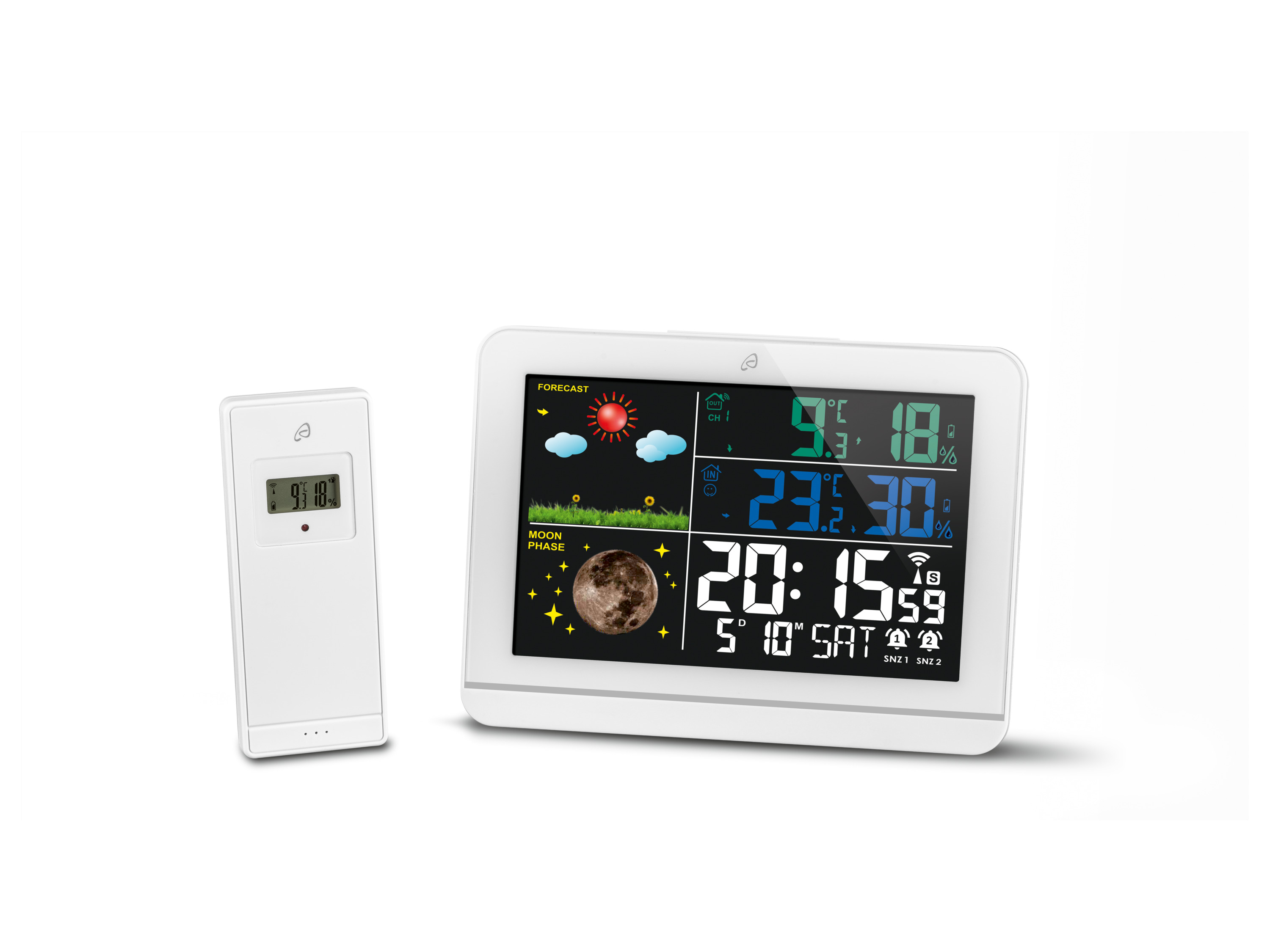 AURIOL® Station météo (blanc)