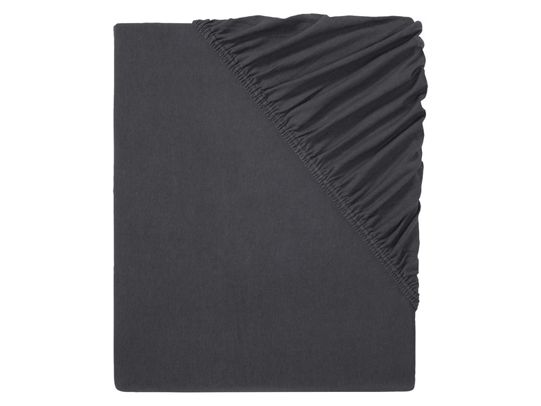 Aller en mode plein écran : LIVARNO home Drap-housse en jersey bi-élastique, 90-100 x 200 cm - Image 1