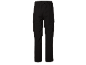 Pantalon cargo noir pour homme avec taille élastique et poches latérales.