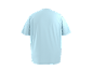 T-shirt bleu clair, vue de dos