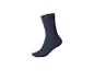 Chaussette individuelle bleu foncé sur fond blanc