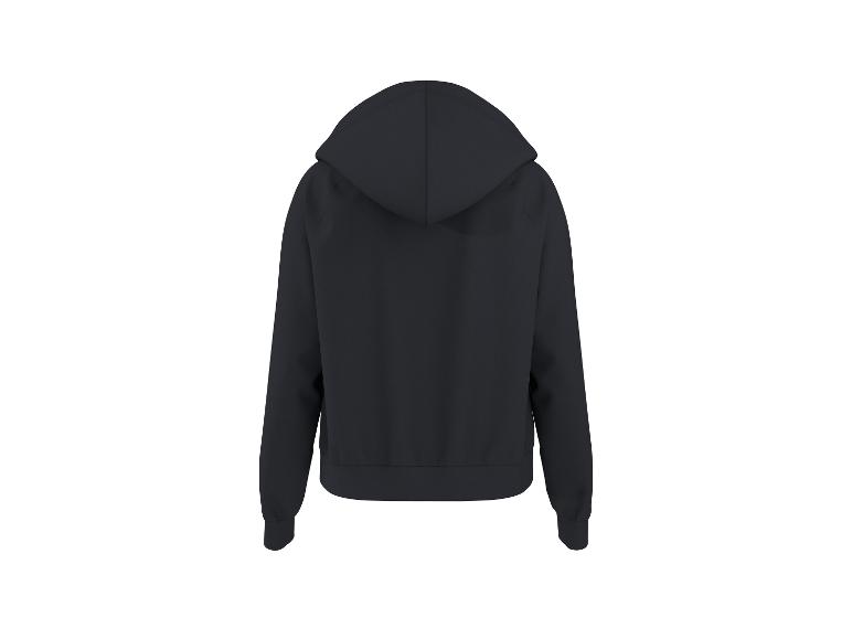 Sweat à capuche bleu foncé, vue arrière