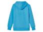Sweat-shirt à capuche bleu clair pour enfant.