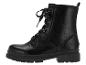 Bottes noires à lacets avec des étoiles colorées
