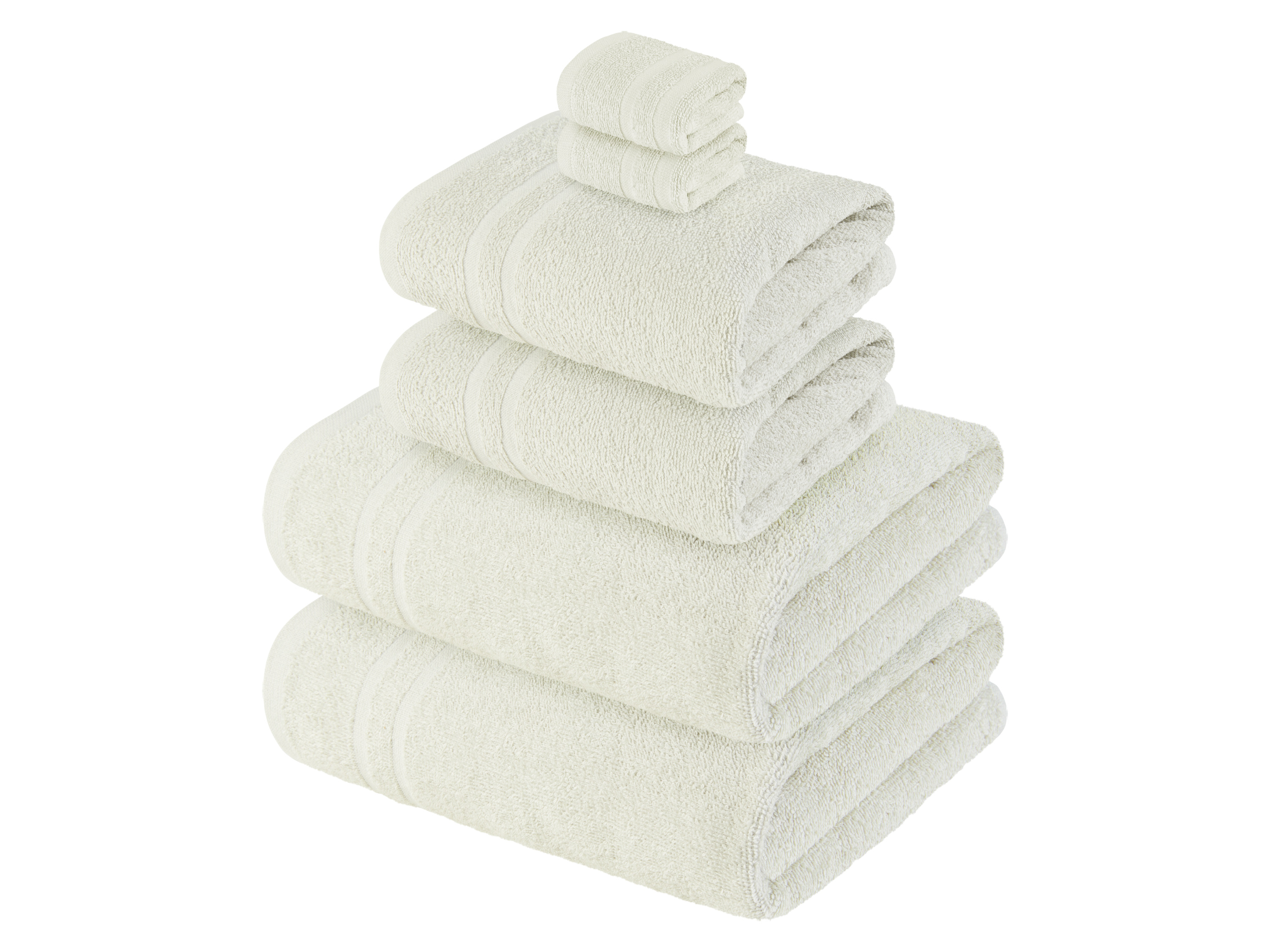 LIVARNO home Lot de 6 serviettes (gris)