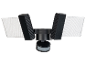 Détecteur de mouvement avec deux lumières LED intégrées.