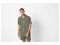 Ensemble chemise et short en lin vert olive pour homme.