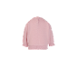 Sweat-shirt bébé rose avec boutons-pression à l'arrière du cou