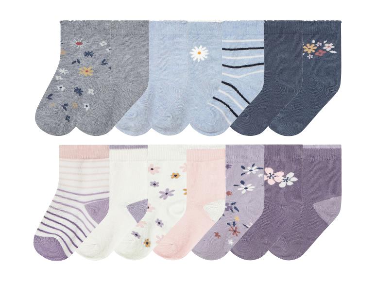 Lot de 7 paires de chaussettes petite fille