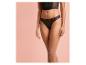Lingerie noire avec dentelle et string