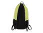 Sac à dos noir et vert clair.