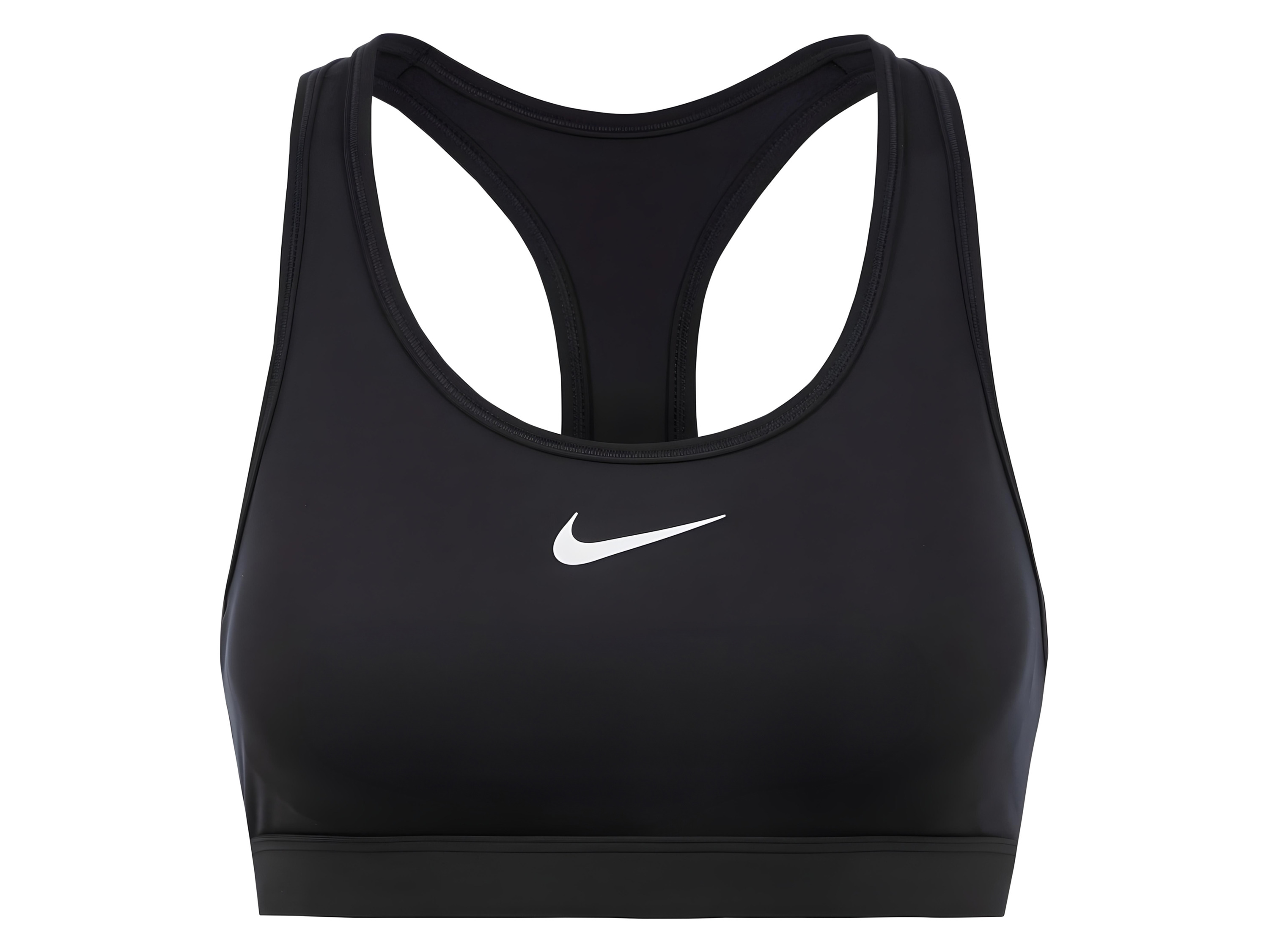 Nike Swoosh Medium Support Bra Noir pour femme - vue 5