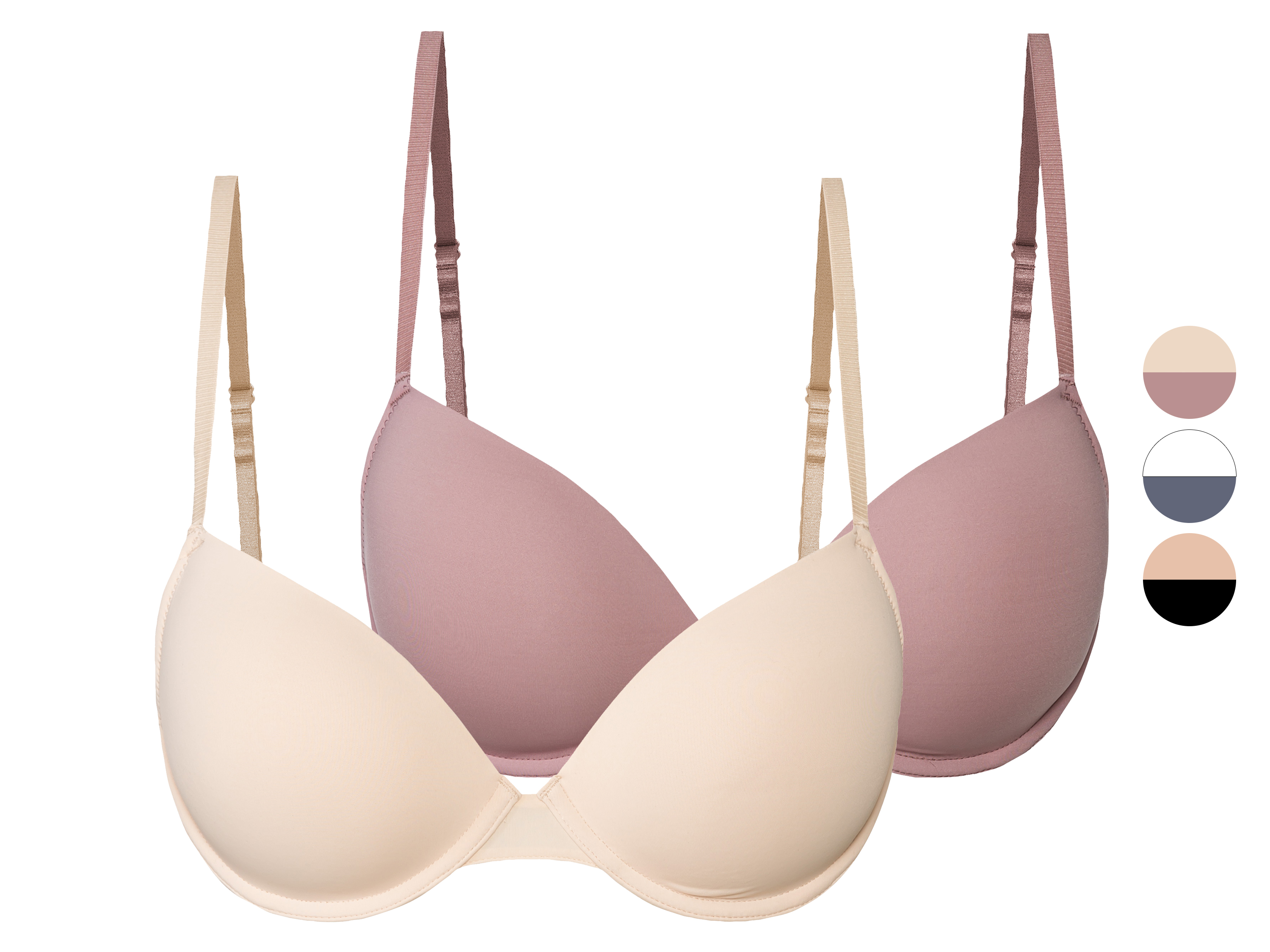 esmara® Lot de 2 soutiens-gorge push-up femme