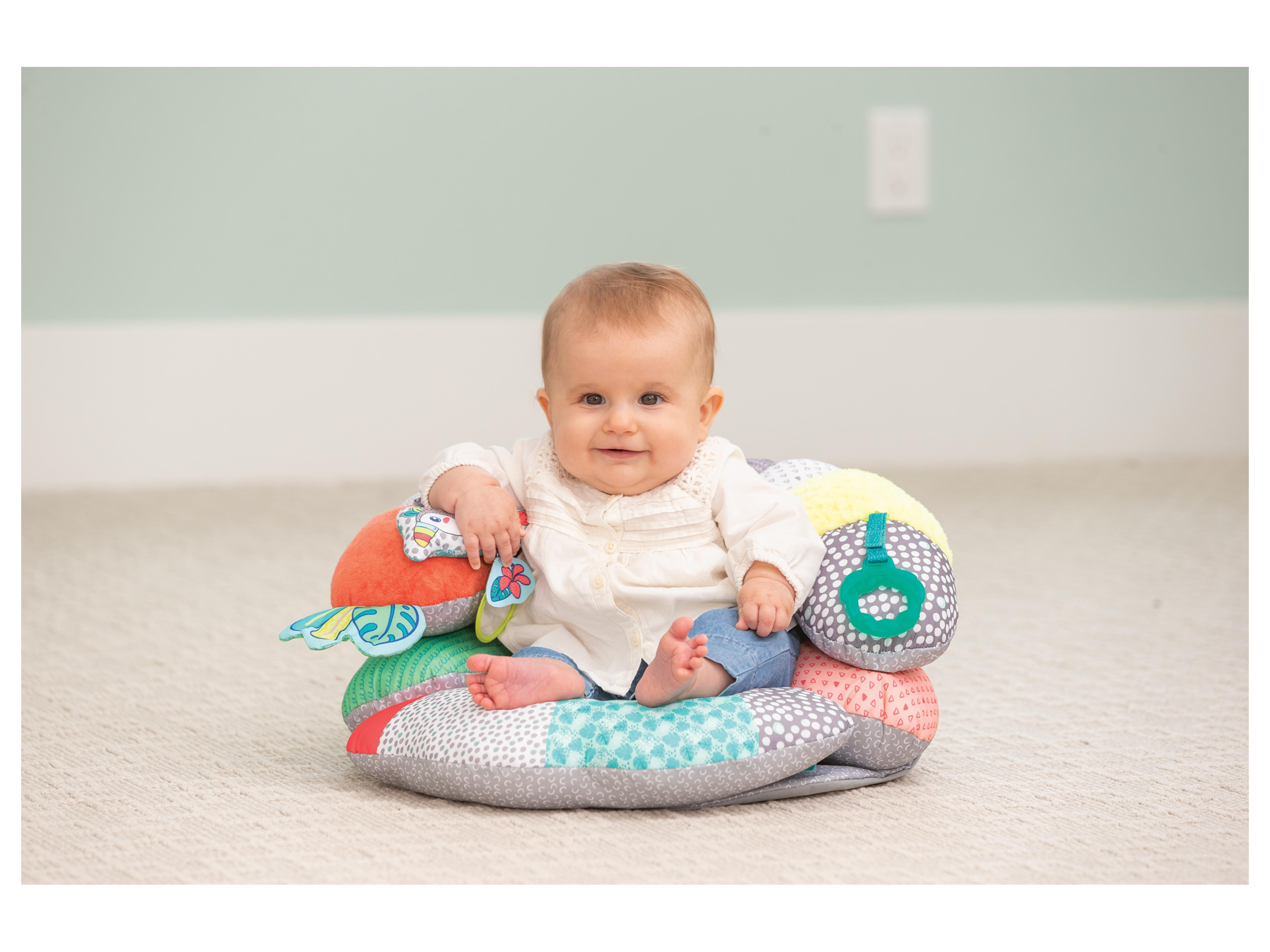 Infantino Coussin d'activités 2-in-1 Tummy Time Gris - vue 3