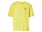T-shirt jaune avec logo Lidl sur la poitrine