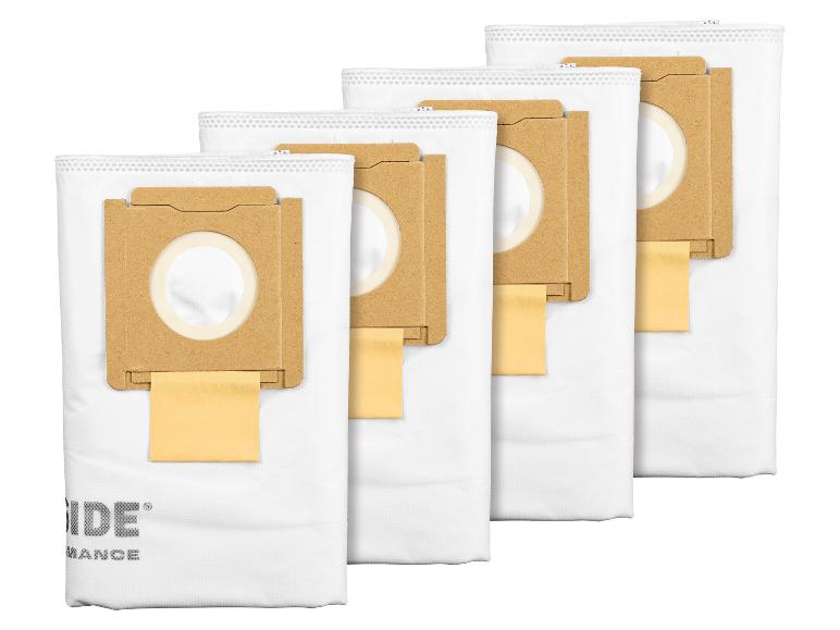 Sacs filtrants blancs pour aspirateur avec rabats en carton marron, marque PARKSIDE PERFORMANCE