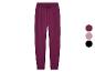 Un pantalon de survêtement bordeaux avec un cordon de serrage.