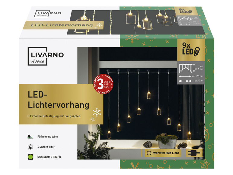 Aller en mode plein écran : LIVARNO home Rideau lumineux à LED - Image 18