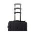 Une valise noire Topmove avec une poignée télescopique.