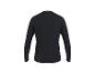 T-shirt thermique noir à manches longues pour homme, vue de dos