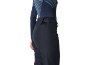 Pantalon thermique et maillot à manches longues bleu foncé pour femme, vue latérale