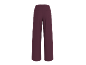 Pantalon large pour femme couleur prune, vue arrière