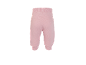 Pantalon de bébé rose avec taille et poignets élastiques