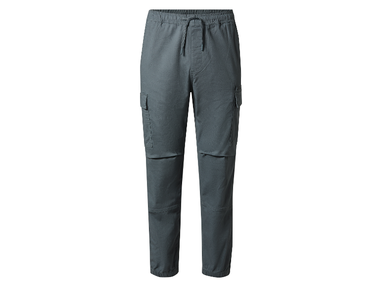 Pantalon cargo gris homme.
