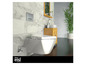 Une toilette Eisl avec réservoir encastré dans une salle de bain moderne.