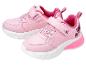 Chaussures roses pour enfants avec fermeture velcro et motifs papillons