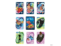 Cartes de jeu sur le thème de Lilo & Stitch, avec des personnages et des cartes spéciales.