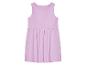 Robe pour fille, style simple, couleur lilas.