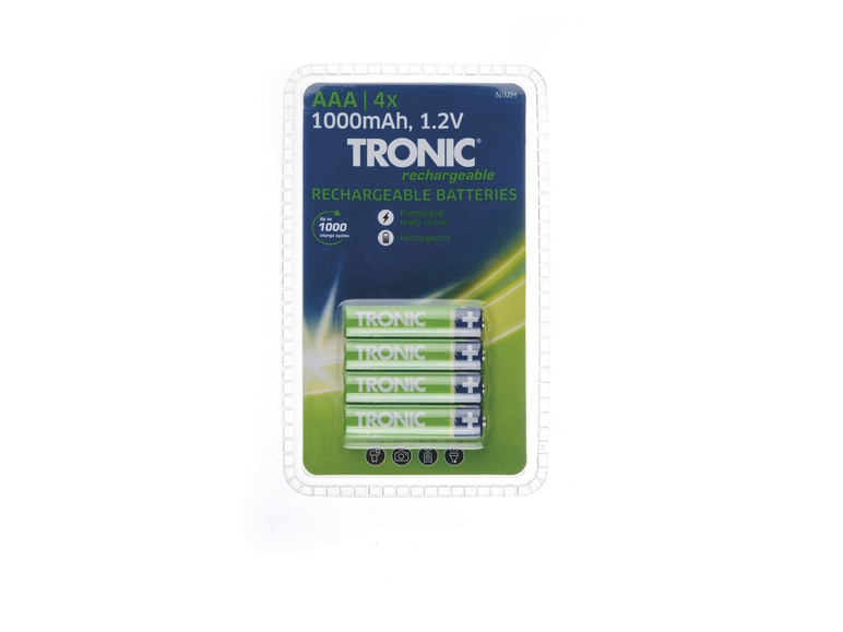 Aller en mode plein écran : TRONIC® Piles rechargeables, AA/AAA, 1,2 V, 4 pièces - Image 2