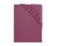 Drap-housse ajusté en jersey de couleur prune