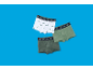 Trois boxers pour enfants, deux verts et un blanc avec imprimé dinosaures.