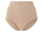 Culotte beige taille haute.