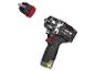 Perceuse sans fil Parkside avec mandrin amovible sur fond blanc.
