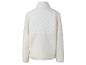 Veste en polaire blanche avec dos matelassé.