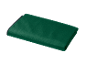 Tissu ou bâche vert foncé plié