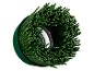 Brosse abrasive verte ronde pour le polissage.