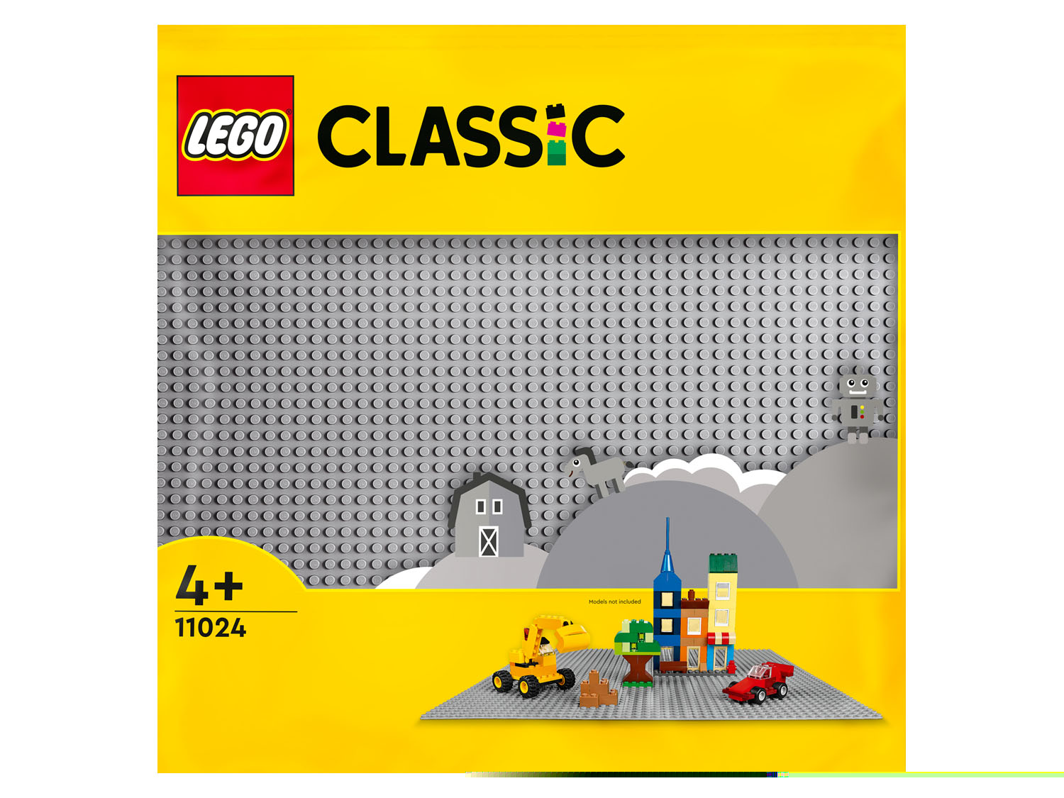 LEGO® Classic La plaque de construction grise