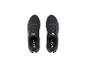 Chaussures de sport noires à lacets, vue de dessus