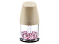 Un mini hachoir SilverCrest beige avec des oignons rouges hachés.