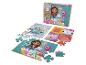 Puzzles en bois avec les personnages de Gabby's Dollhouse.