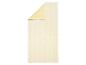 Serviette de plage rayée jaune et blanche